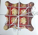 Набір шоколадних цукерок із бельгійського шоколаду "Троянда біла" 16 шт./ коробка, фото 6
