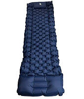 Тактичний килимок для сну з вбудованим насосом Matress 1 Dark Blue