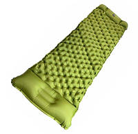 Тактичний килимок для сну з вбудованим насосом Matress 1 Dark Green