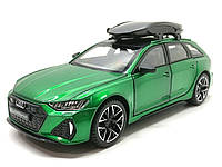 Машина Автосвит Audi rs 6 инерционная открываются двери капот багажник 21см Зеленый (AP-2026)