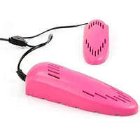 Електрична сушарка для взуття SDT (220V, 12 Вт, колір рожевий), фото 3