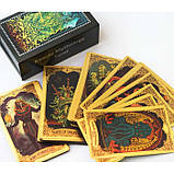 Карти для ворожіння Золоте Таро Вейта Gold foil Tarot Cards, Карти Таро, фото 4