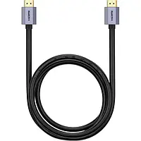 Відео-кабель Baseus HDMI (тато) - HDMI (тато) 2m Black 4K Adapter (WKGQ020201)