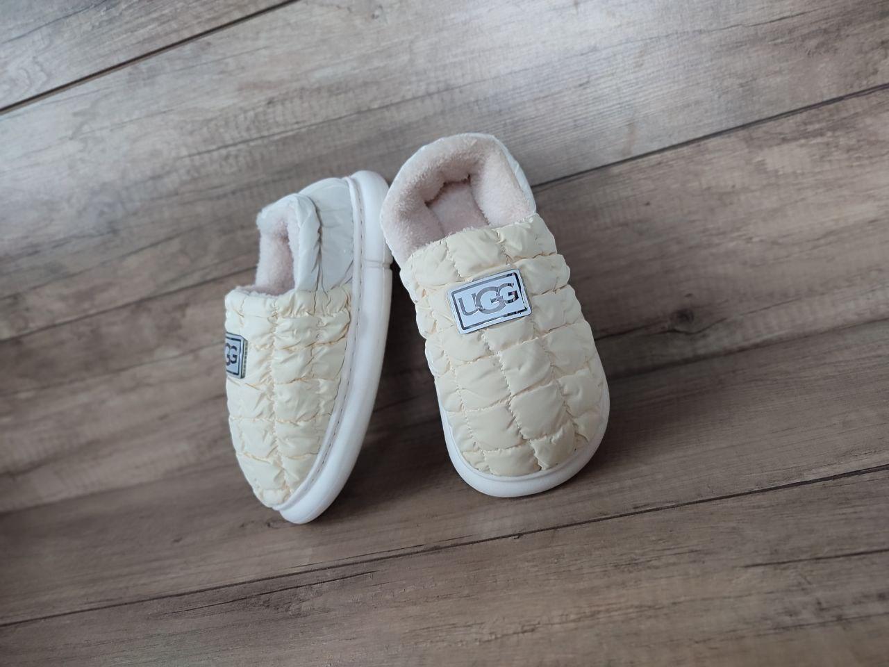 UGG ЖЕЛТЫЕ Дутики на меху слипоны автоледи зимние мини угги короткие женские