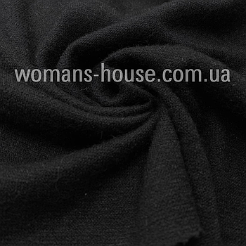 Трикотаж Ангора 150 см 200 г/м2 ОПТ Чорний