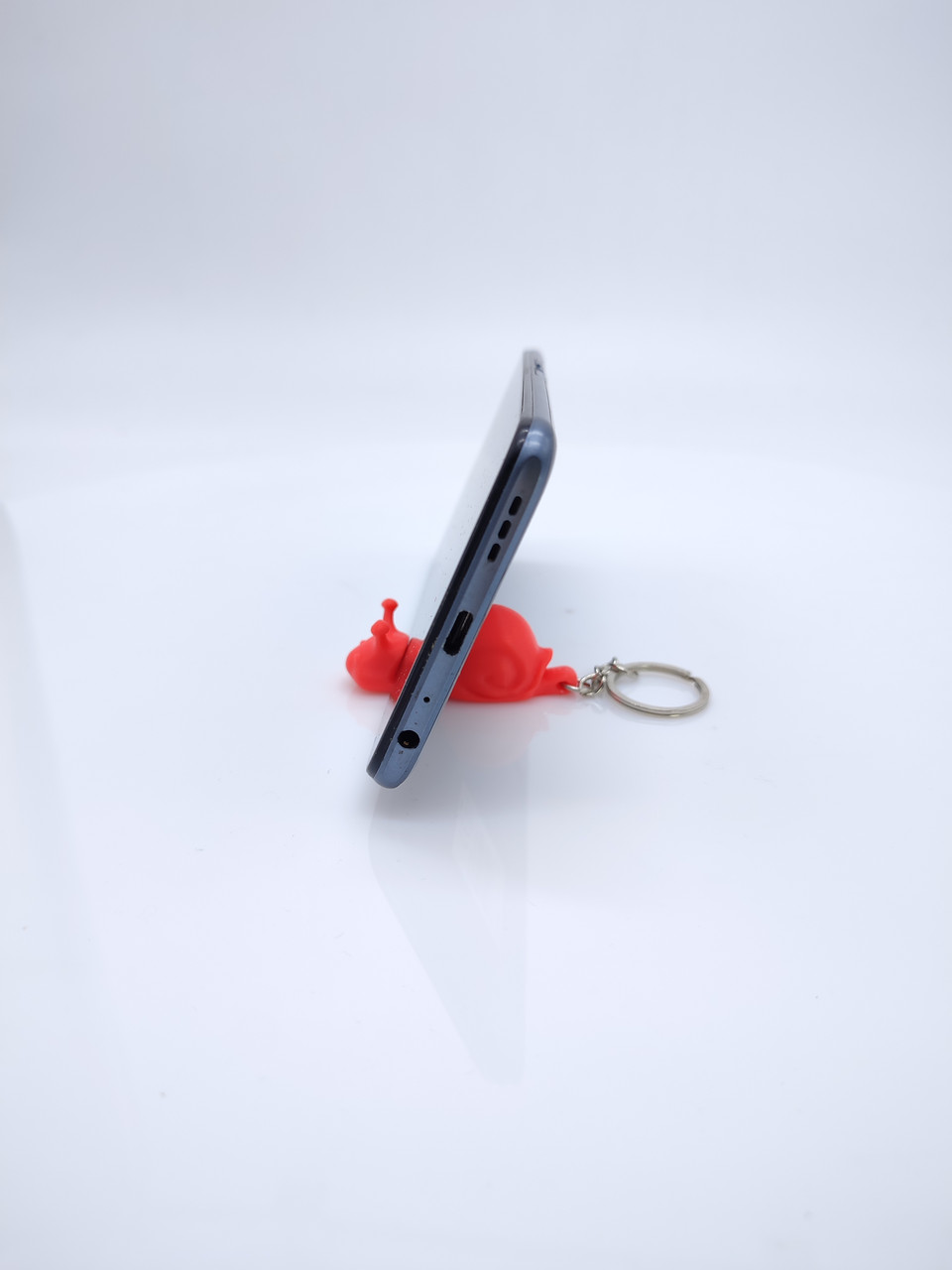 Тримач брелок для телефону кишеньковий у вигляді равлика, оригінальна підставка під смартфон настільна