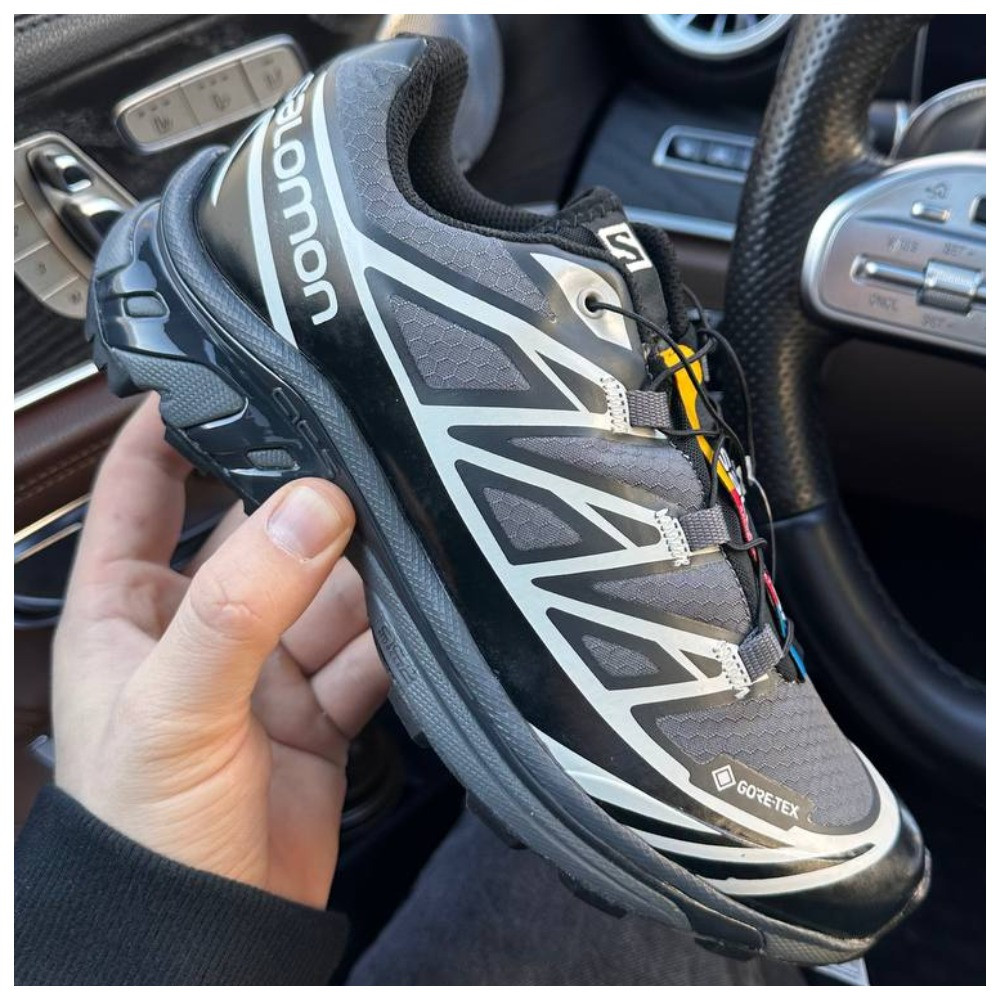 Чоловічі / жіночі кросівки Salomon XT-6 Expanse GORE-TEX Grey Black White 416635, унісекс сірі кросівки саломон хт6 гортекс, фото 1