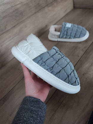 Дутики короткі UGG уги хутряні низькі Superme GREY зимові теплі жіночі чоловічі унісекс, фото 4