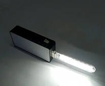 Світлодіодний портативний ліхтарик USB лампа 8 LED