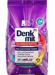 Пральний порошок для кольорової білизни Denkmit Німеччина 1.35 kg 20 прань