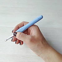 Крючок 7 для вязания с прорезиненной ручкой