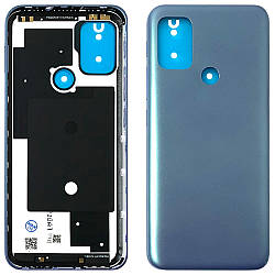 Задня кришка Motorola Moto G20 XT2128 (блакитна Breeze Blue Оригінал)
