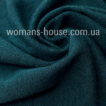 Трикотаж Ангора 150 см 200 г/м2 ОПТ Темно-зелений (пляшковий)