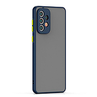 Чохол Matte Armor Samsung A52 / A52S Blue — Yellow