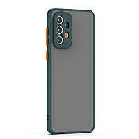 Чохол Matte Armor Samsung A52 / A52S Pine Green - Orange