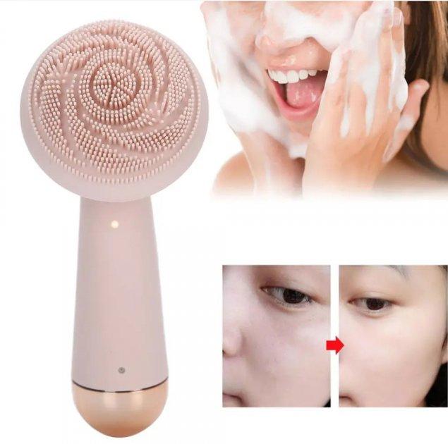 Силіконова щітка-масажер для обличчя Cleanse