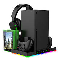 Док-станция RGB для Xbox Series X с зарядкой, кулером Ipega PG-XBX023S