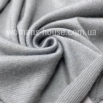 Трикотаж Ангора 150 см 200 г/м2 ОПТ Світло сірий