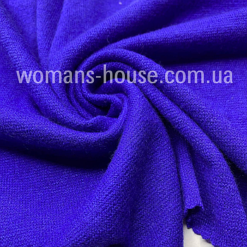 Трикотаж Ангора 150 см 200 г/м2 ОПТ Синій електрик