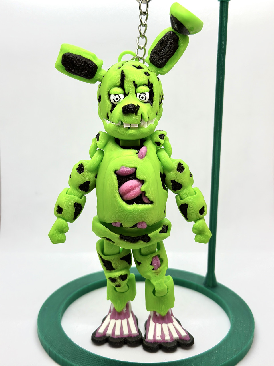 Брелок Springtrap пʼять ночей у Фредді (five nights at freddy's) надрукувано на 3д принтері, фото 1