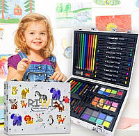 Набор для детского творчества в чемоданчике (водные маркеры, карандаши, краски) Leoni Art TeraMarket