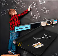 Самоклеющаяся пленка для рисования мелом Black Board Sticker TeraMarket