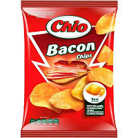 Оригінал! Чипсы Chio Chips со вкусом бекона 75 г (5900073000769) | T2TV.com.ua