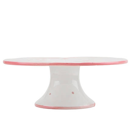 Підставка для торта керамічна Великодній Кролик 23х23х9 см 19059-014 VE, фото 2