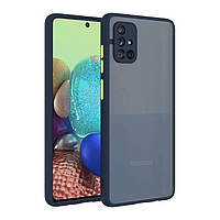 Чохол Matte Armor Samsung A71 Blue — Yellow