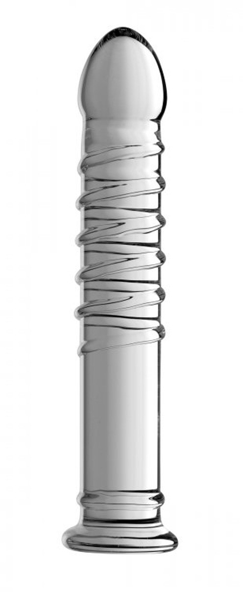 Фалоїмітатор скляний Behemoth Ribbed XL