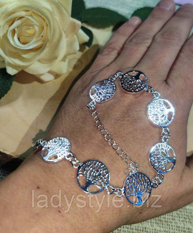 браслет с древом жизни от студии LadyStyle.Biz серьги кольца купить фианиты подарок украшения юбилей новый год