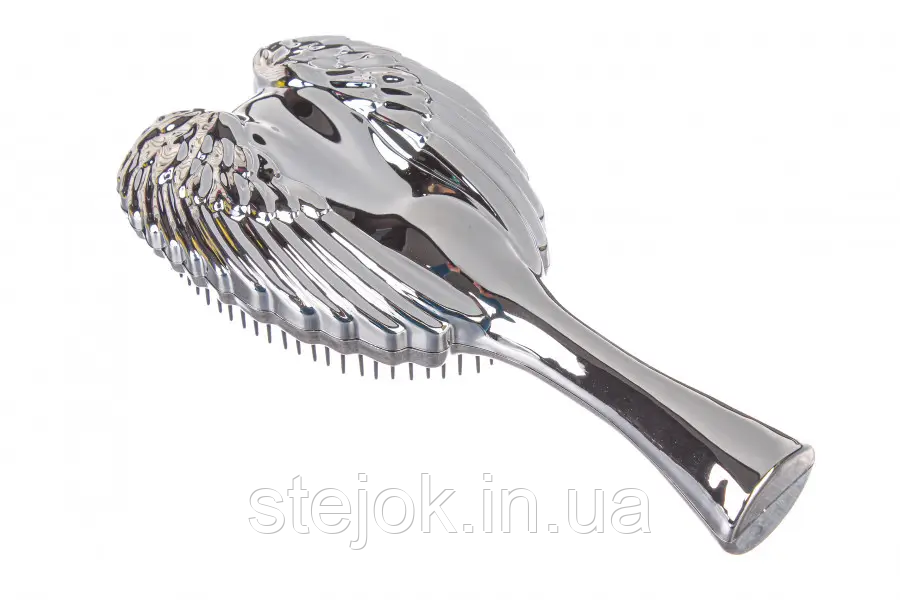 Гребінець для волосся Angel "Крила ангела" (серебро), 19 см