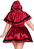Костюм червоної шапочки Leg Avenue Gothic Red Riding Hood 1X-2X, фото 2