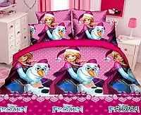 Комплект постельного белья для девочки TAG Tekstil R8764 Холодное сердце (Frozen) 150x215 см