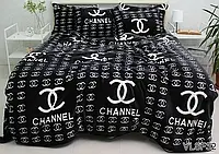 Плед велсофт TAG Tekstil VLSF32 Шанель (Chanel) 160x220 см