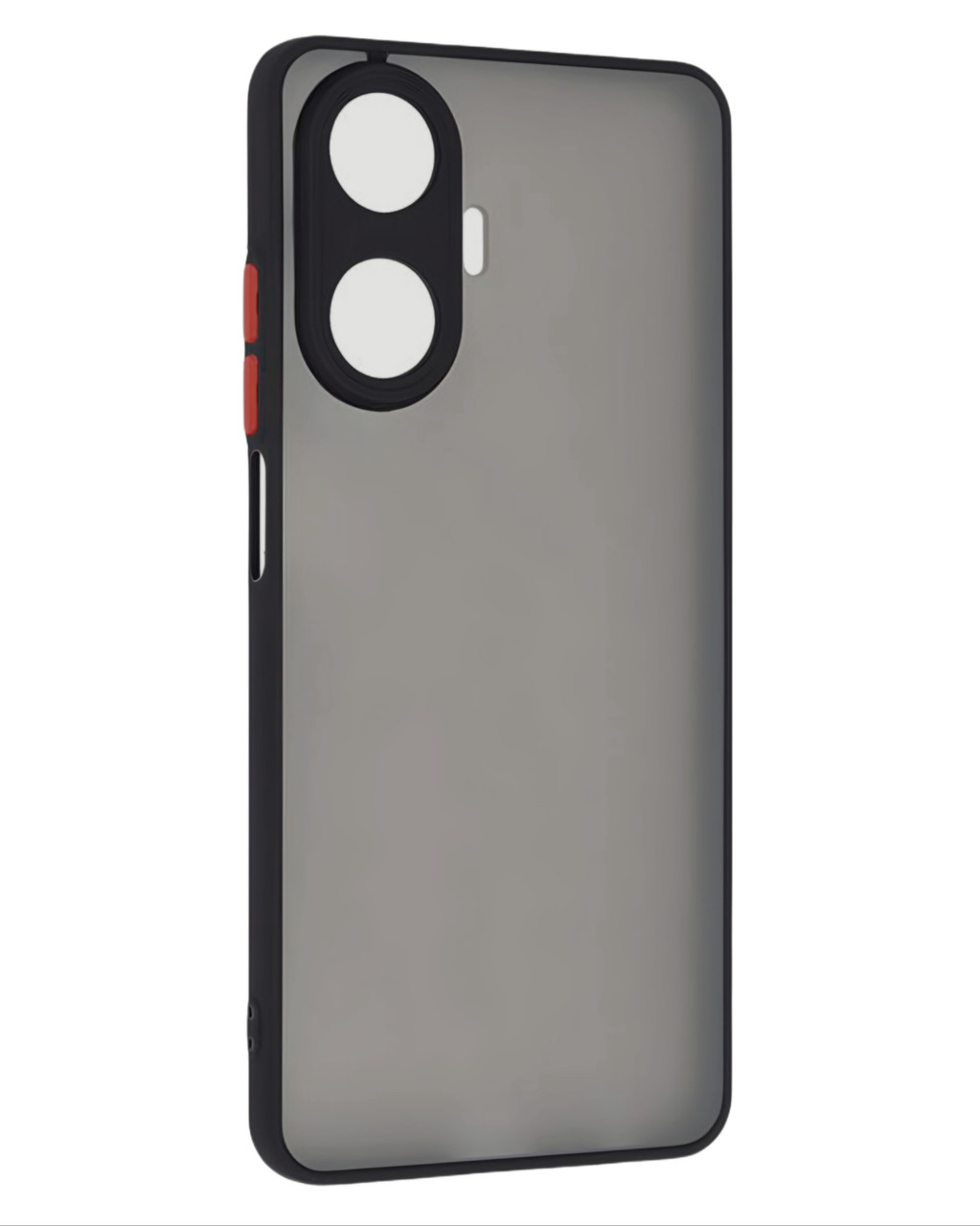 Матовий чохол бампер для Realme C55 чорний протиударний