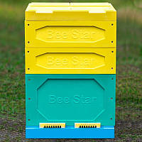 Вулик 12 рамковий з пінополіуретану, 300 мм+ 2 корпуси 145 мм кольоровий BeeStar