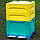 Вулик 12 рамковий з пінополіуретану, 3 Корпуси 300 мм+145 мм кольоровий BeeStar, фото 2