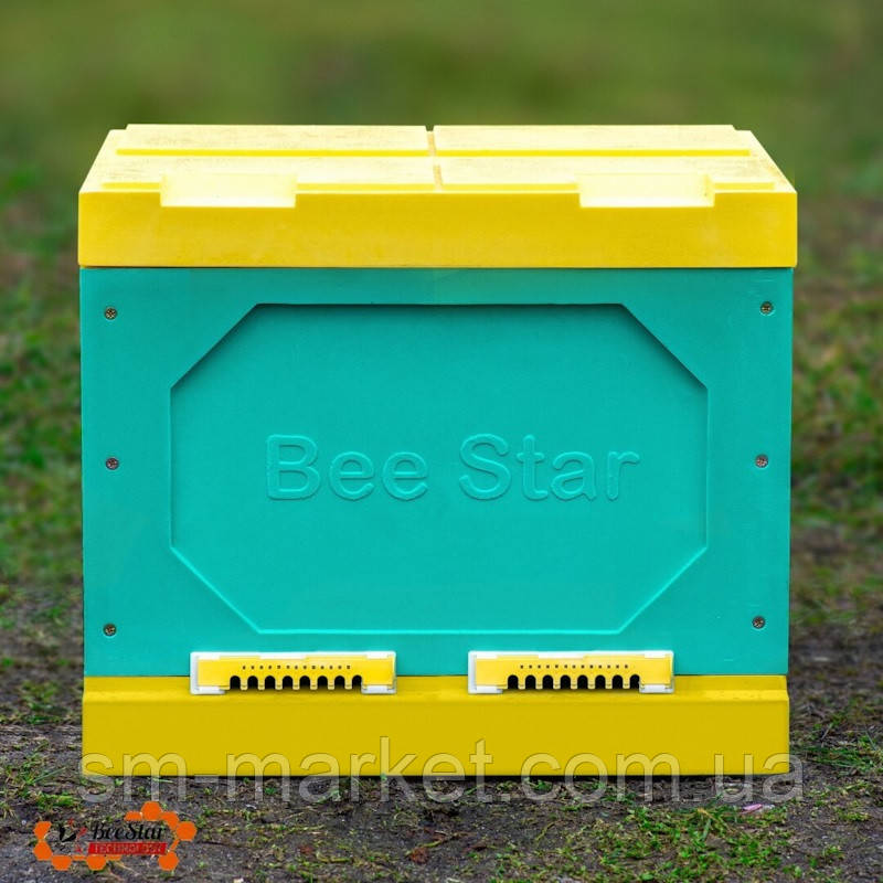 Вулик 12 рамковий з пінополіуретану, 1 Корпус 300 мм, кольоровий BeeStar