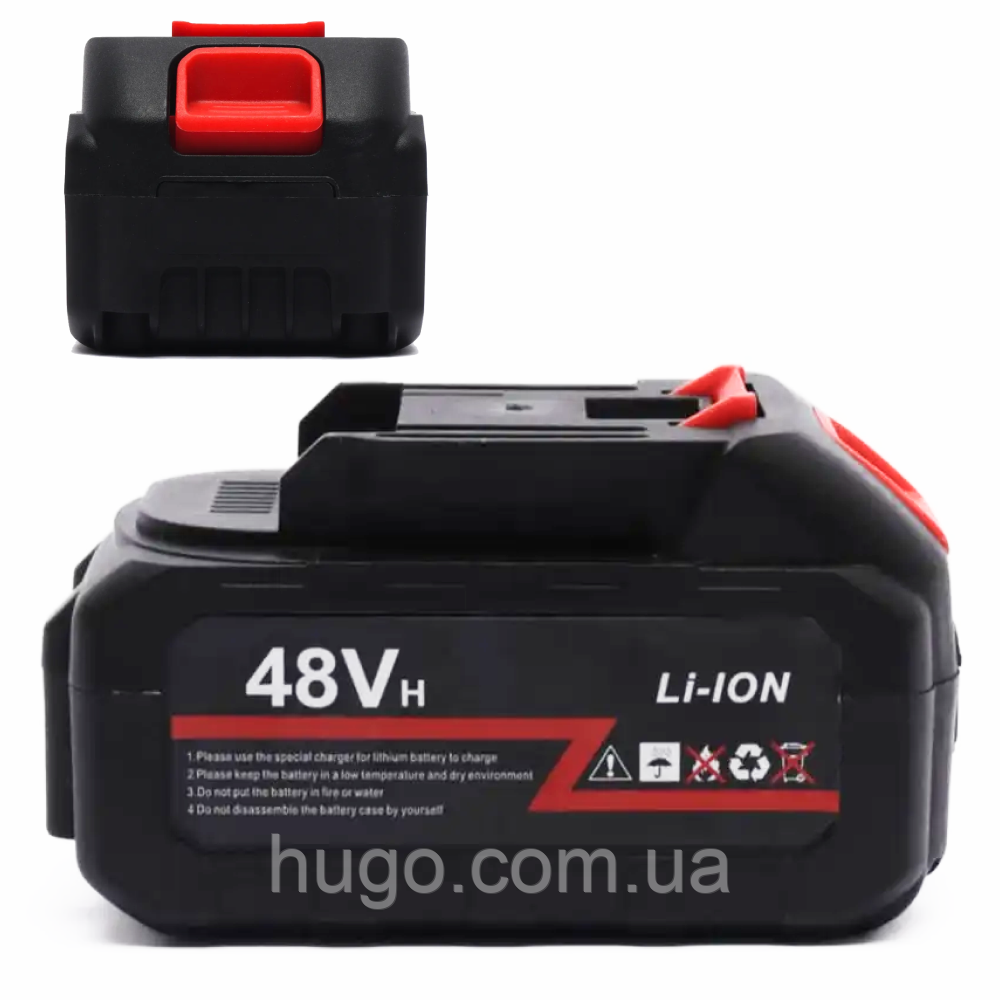 Акумулятор для ланцюгової пилки 48В / Літій-іонний акумулятор для міні пили / Акумуляторна батарея для пилки, фото 1