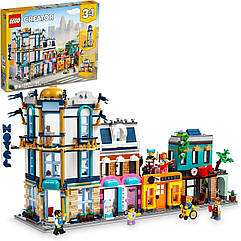 Конструктор Лего Креатор 3 в 1 Центральна вулиця Lego Creator 31141