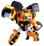Трансформер Бульдозер Тобот Детективи Галактики 3 Дозер TOBOT Dozer 23 см Original Young Toys, фото 6