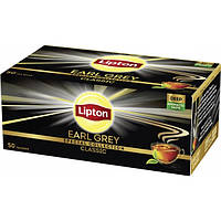 Чай Lipton Earl Grey 50 пакетів чорний