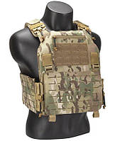 Плитоноска GAF Military Plate Carrier Multicam зі швидким скиданням та боковими карманами, краща які