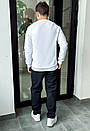 Світшот чоловічий білого кольору Staff kant logo white, фото 3