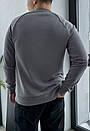 Чоловічий сірий світшот Staff kant logo gray, фото 3