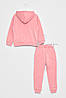 Спортивний костюм дитячий для дівчинки на флісі рожевого кольору 169319P, фото 2
