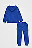 Спортивний костюм дитячий на флісі синього кольору 169351P, фото 2