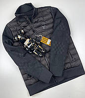 Louis Vuitton мужская модная куртка брендовая весна осень вязаный рукав Луи Витон демисезон