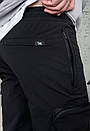 Повсякденні чорні штани карго Staff cargo sj2 black, фото 8